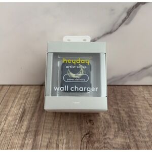heyday Artist Series Wall Charger USB-C and‎ USB-A Power Delivery